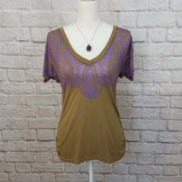 Anthropologie Tops - Anthro Anthropologie Testament Purple Top Small